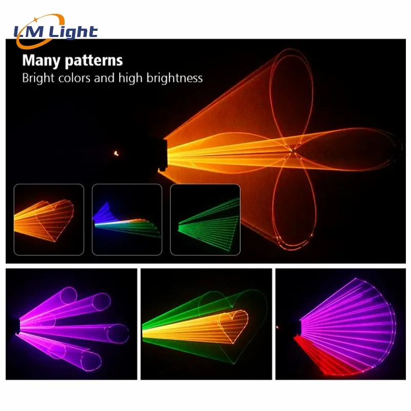 3D led party light disco stage projector laser lights 5W 10w rgb animation mini laser led sterren dmx effect projection light