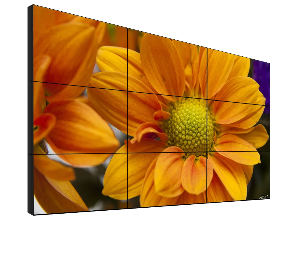 46 дюймовый 47 дюймовый 55 дюймовый экран 3x3 LCD DID videowall hd, бесшовная видеостена