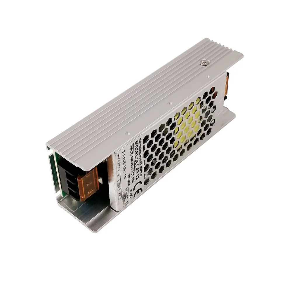 12V 24V LED Driver 60W 5A 2.5A LED Strip Module Power Supply Compliance with ECODESIGN ErP Directive 2009 / 125 / EU
