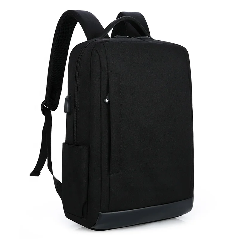 Nylon Luxury Boys Business Mens Leather Laptop Backpacks Travel with Compartments Book Bag Men Waterproof School Computer Bag