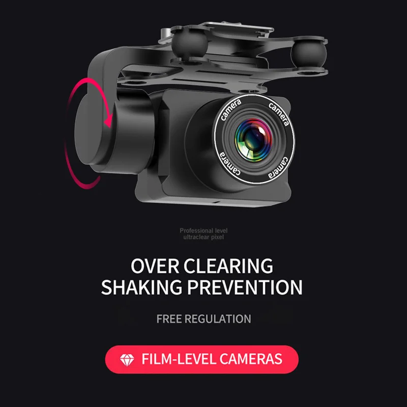 Foldable GPS FPV Drone with 4K HD Camera Live Video with GPS Return Home, Follow Me so on , RC Quadcopter for Beginners