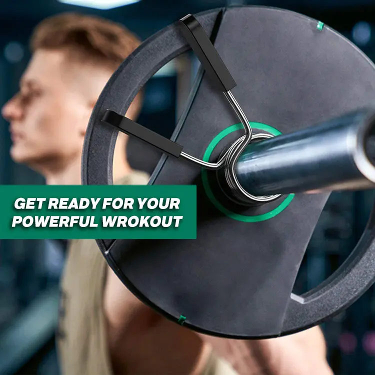 Factory Direct Wholesale Gym Weight Lifting Fitness Training Barbell Clip Set