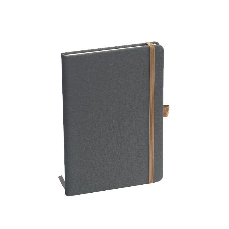 Customized logo stationery notebook gift A5 diary planner with elastic band for promotion