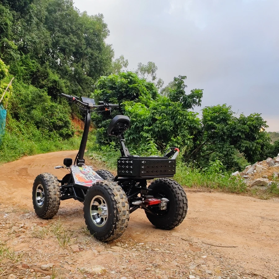 Golf motorcycle ATV off-road all terrain vehicle 60V 60AH 21-inch long distance 10000 watts electric scooter manufacturers