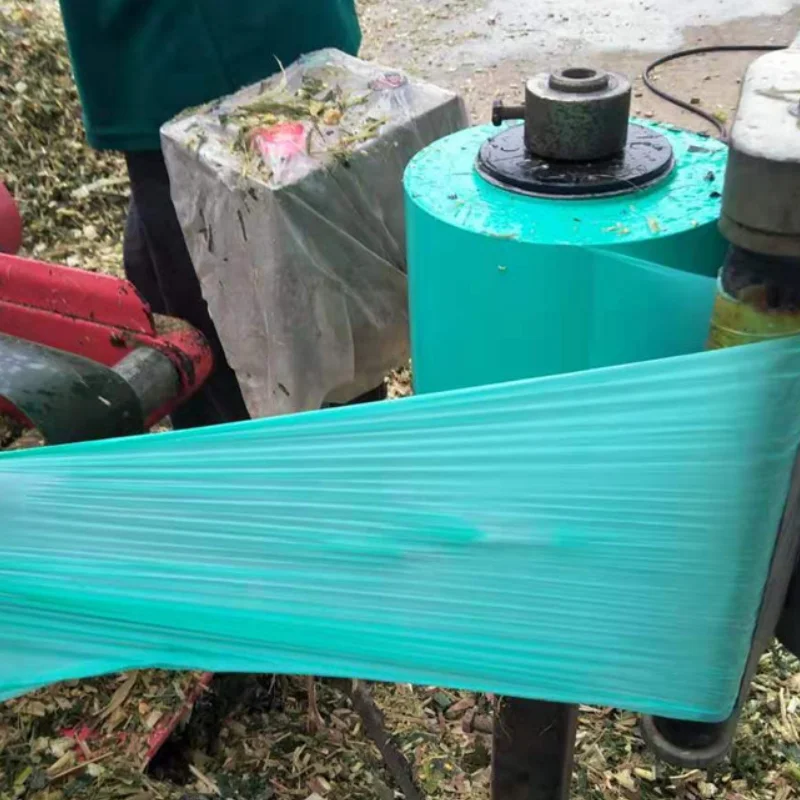 Silage Wrap Film LDPE Stretch Wrap Film Roll  for Silage Grass Bale Wrap Film