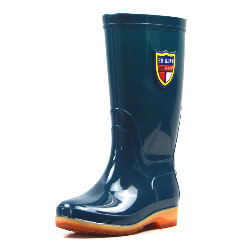 many colors upper PVC working gum boots rubber rain boots cheap price