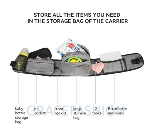 2023 New Factory Hot Sale Protective Hip Seat Ergonomic Waist Carrier Newborns Safety Quality Baby Carrier for Short-term Trips
