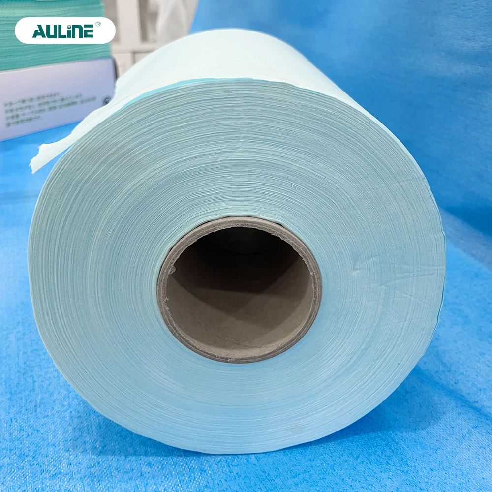 multi rolls lint free low lint high tensile wet strength woodpulp nonwoven disposable wipes