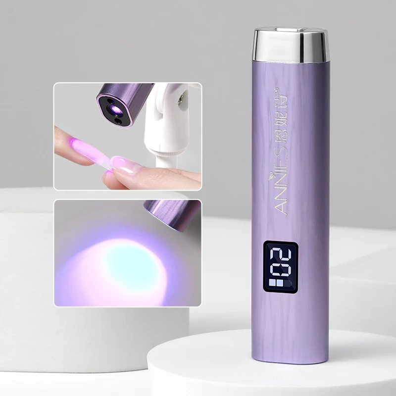 Customized Logo Quick Drying Nail Dryer Cordless LED UV Nail Lamps for Gel Rechargeable Nail Handy Light