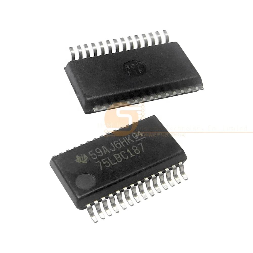 SN75LBC187BDR SN75LBC187 75LBC187 SSOP28 приемник RS-232 28-Pin SSOP Интегральные