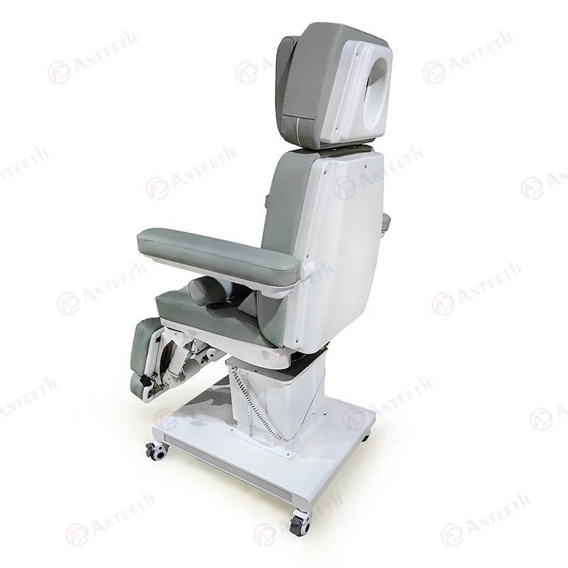 Modern Salon Furniture Split Legs Adjustable Podiatry Armchair Clinical Base With Light Beauty Center Luxurious Beauty Beds