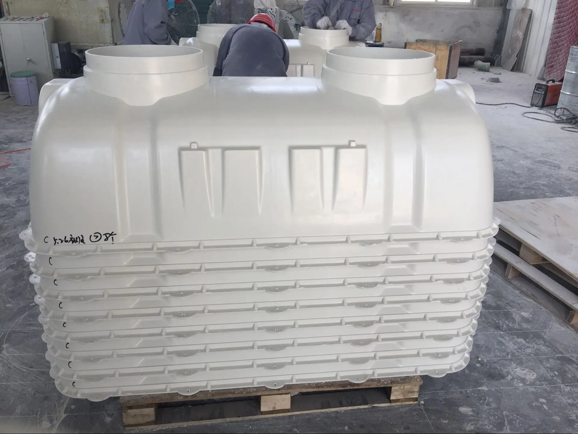 Био септический резервуар FRP GRP Mini маленький бытовой цена 500L 1000L 1500L 2000L