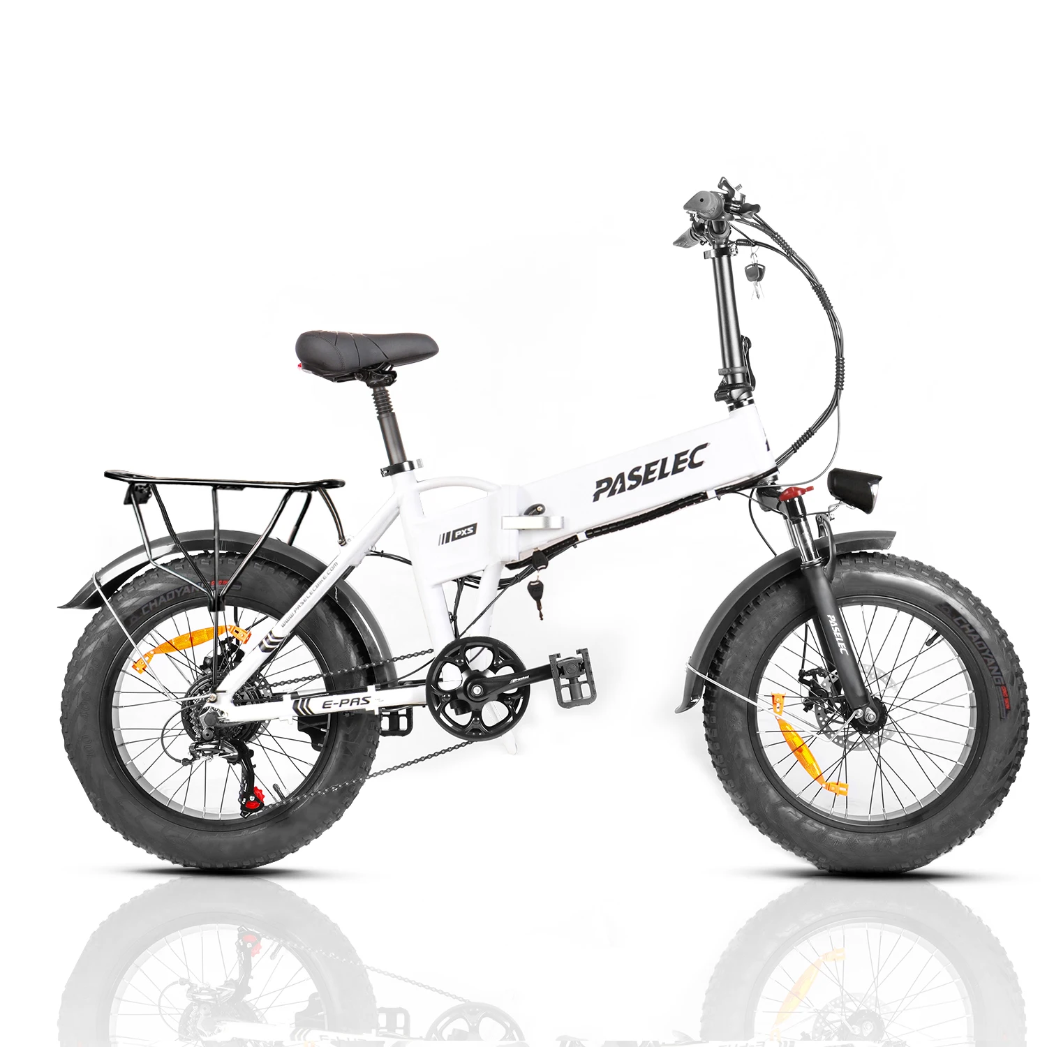 
PASELEC Ameircan Warehouse Fat Tire ebike Snow Folding Electric Bike with Smart 20inch 48v 500w available in stock 