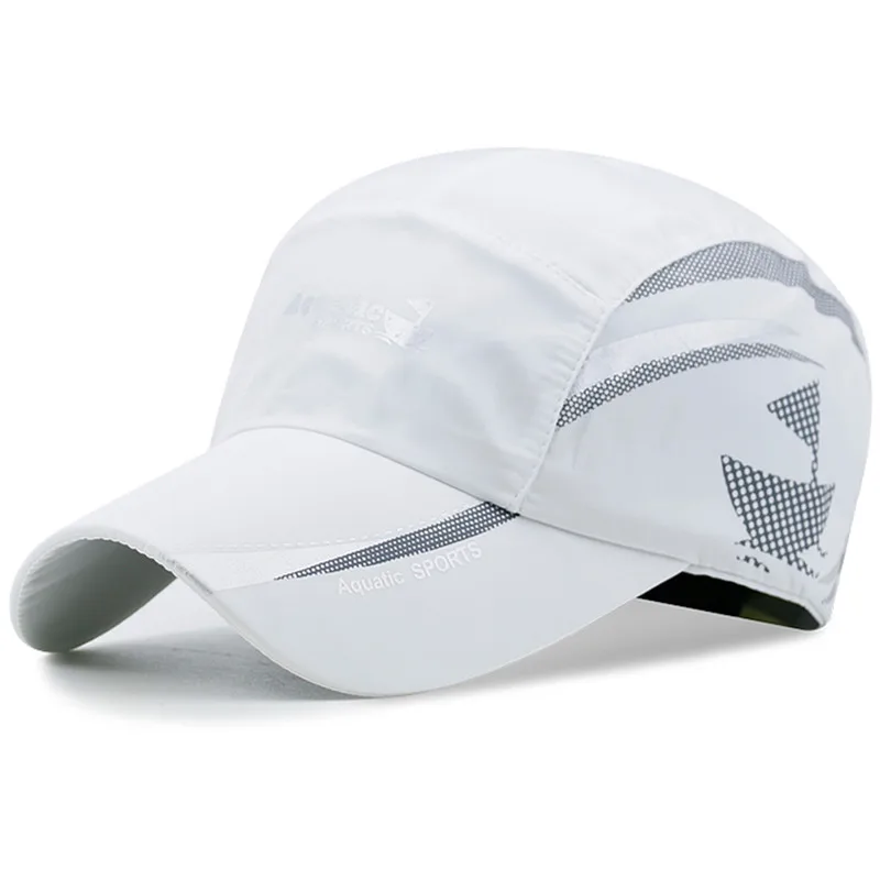 New Outdoor Golf Fishing Hats For Men Quick Dry Waterproof Women Men Baseball Caps Adjustable Size Sport Summer Sun Hats