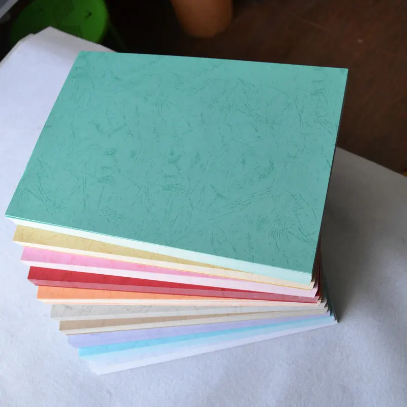 New Luxury Blank Thick Heavy Weight emboss paper embossed wall Textured Coloured Cardstock Paper For Printing