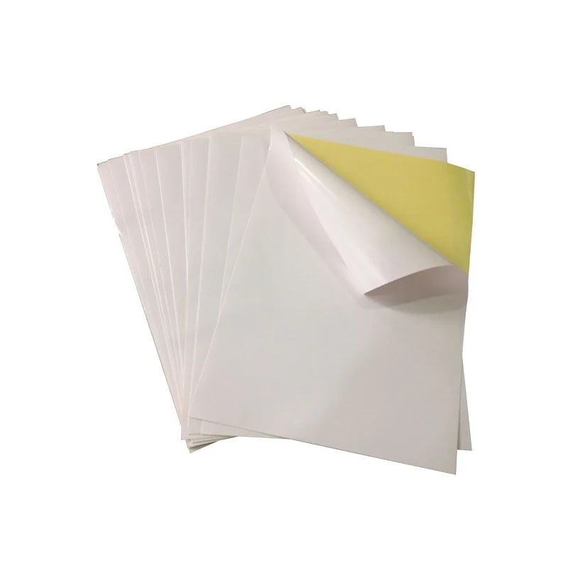 coated sticker  paper high gloss sticker paper self adhesive paper extensive used for printing&packing