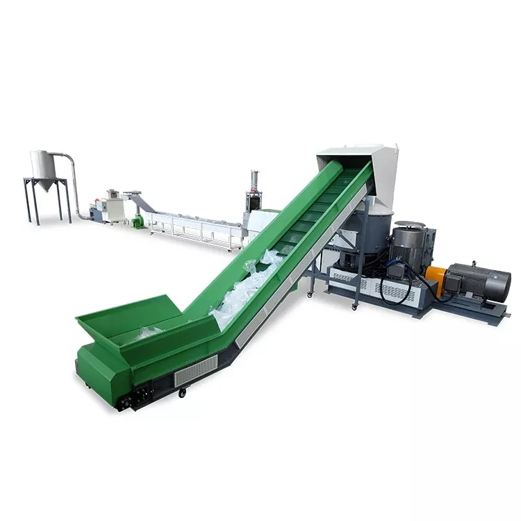 PP PE Pellet Making Granulator Machine Price Customized Motor Plastic Recycling Pelletizing Machine