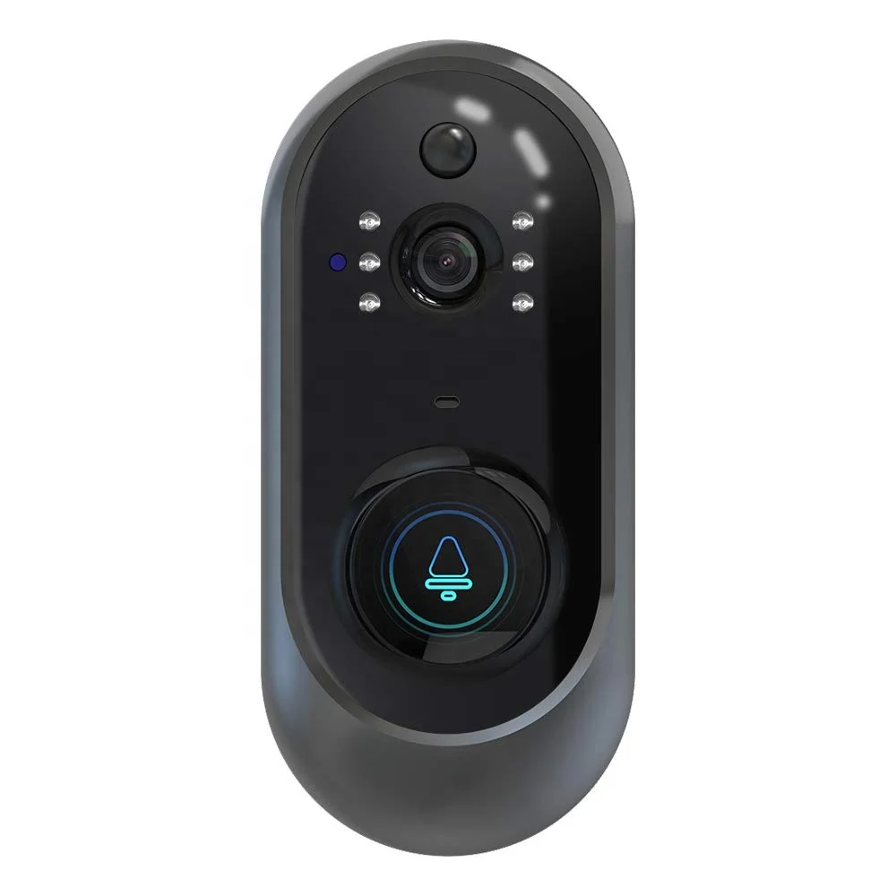 HD 1080P Видеокамера 166 Viewangle Беспроводной Водонепроницаемый Ночного Видения ПИР-Видео Дверной Звонок С Большого Расстояния