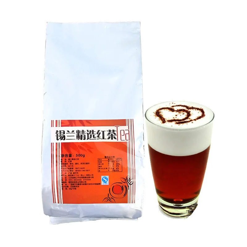 Filter free tea bag milk tea use Selected Ceylon black tea