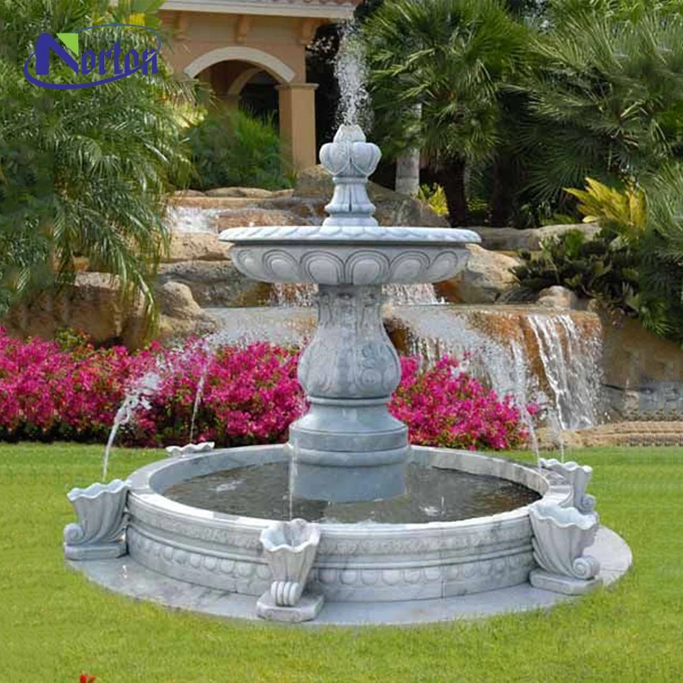 Wholesale professional carving all types outdoor or indoor stone garden marble water fountain for sale