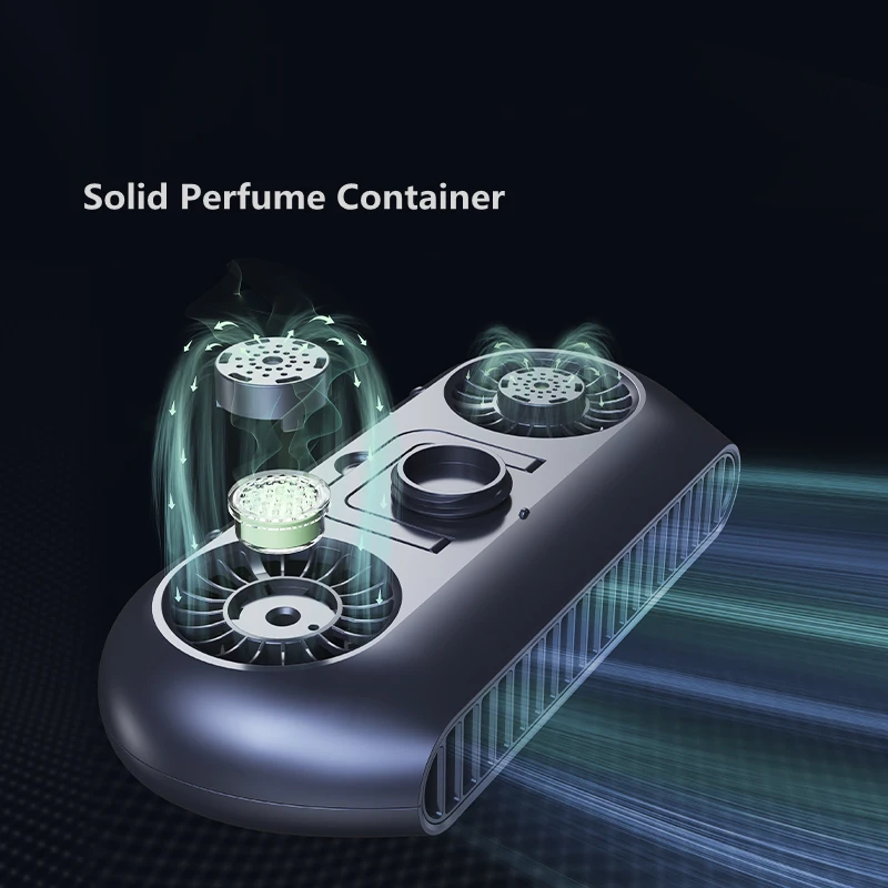 Перезаряжаемый плоский Автомобильный USB-вентилятор автомобильный беспроводной мини-вентилятор оригинальный