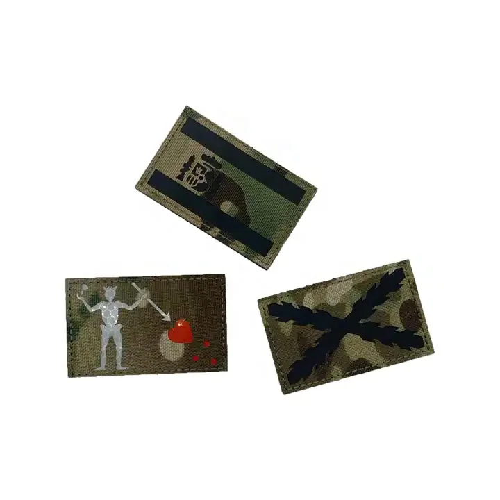 High quality reflective patch Iron On Patches For Clothing