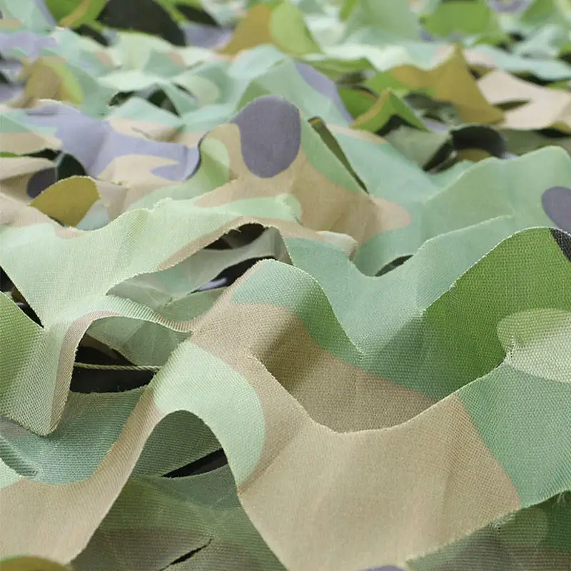 Factory High Quality Camouflage Shade Net Oxford Cloth Jungle Camouflage Net For Sale