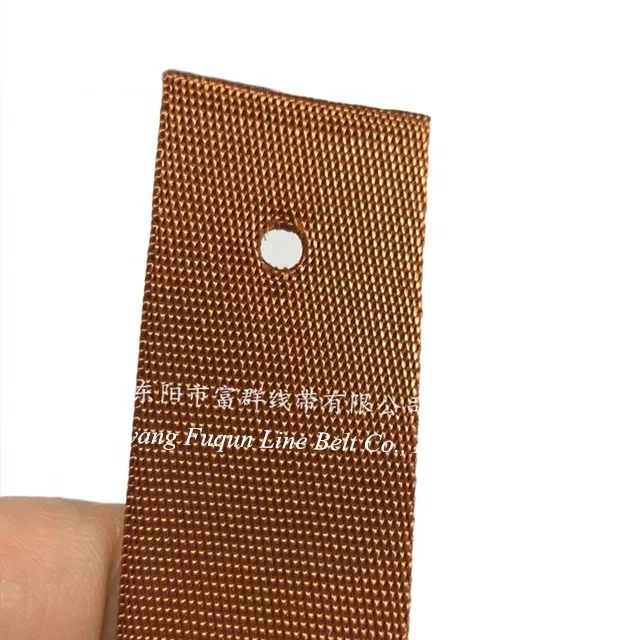 Best Sellers 20mm coloful Nylon minigrove webbing punching for shopping bag