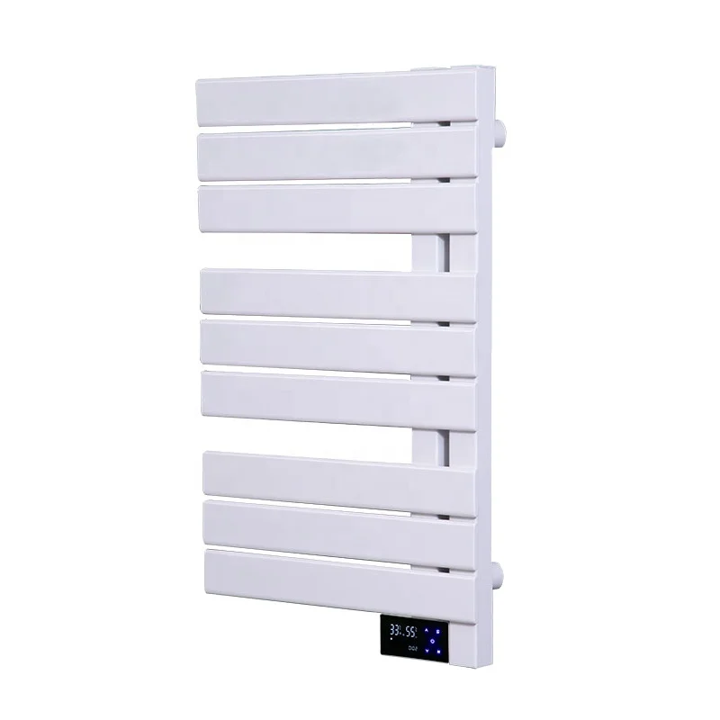 Towel Dryer Rack Black Towel Radiator Warmer Wall Mounted Electric Heated Towel Rail