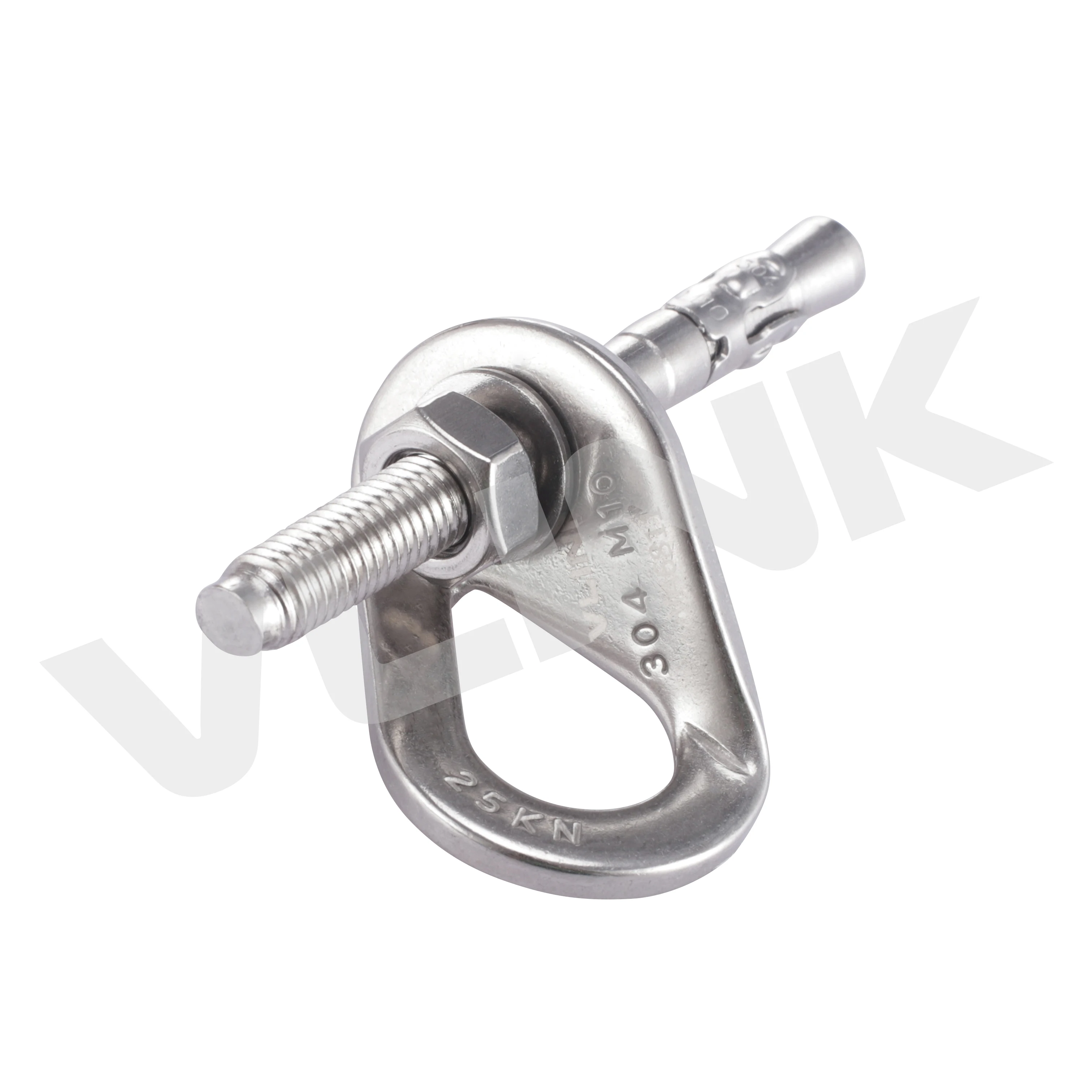 High Corrosion Resistance 304 Stainless Steel 25KN Rock Climbing Anchor with Expansion Bolt