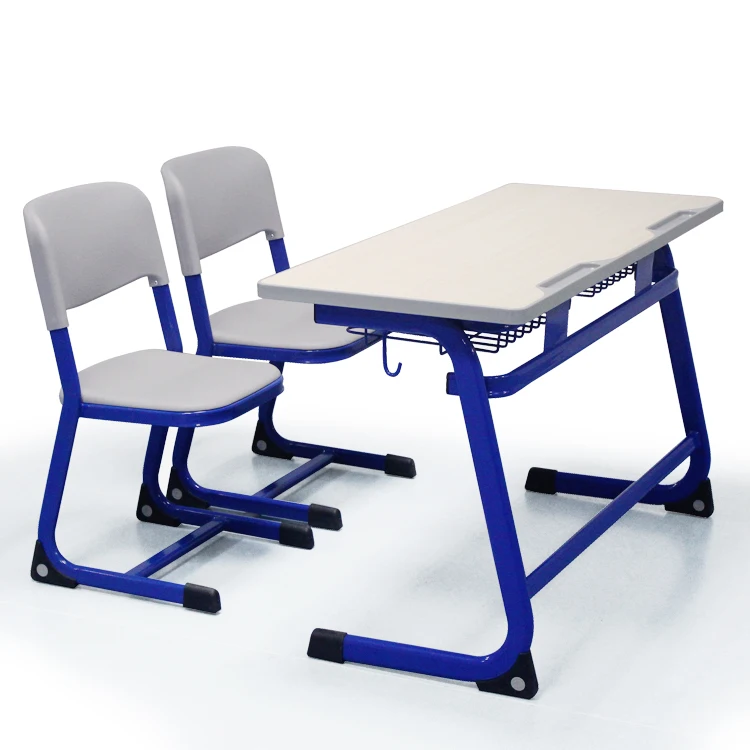 school student double table two chairs high quality for low price good quality children desk