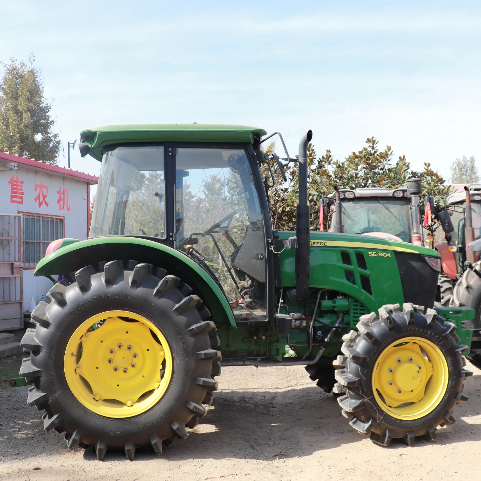 Бывший в употреблении трактор John Deere Dir 90 л.с. 4 Вт фермерский трактор 4wd дизельный двигатель YANMAR насос John Dere, двигатель по низкой цене