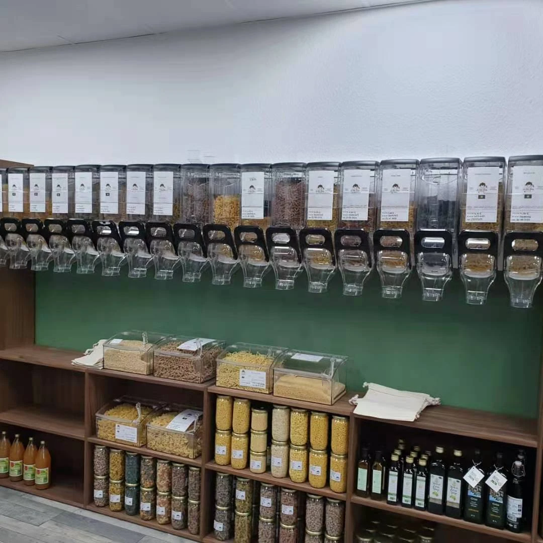 Factory Supply Ecobox Bulk Food Dispenser Gravity Grain Cereal Dispenser Coffee Bean Dispenser For Supermarket