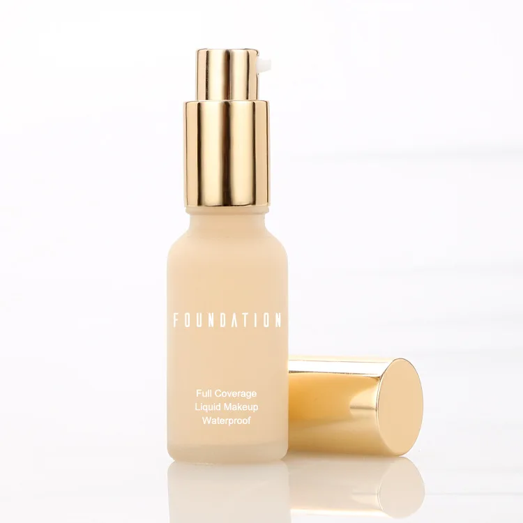 Private Label Face Make Up Liquid Foundation Waterproof Full Coverage Foundation With 30 Colors