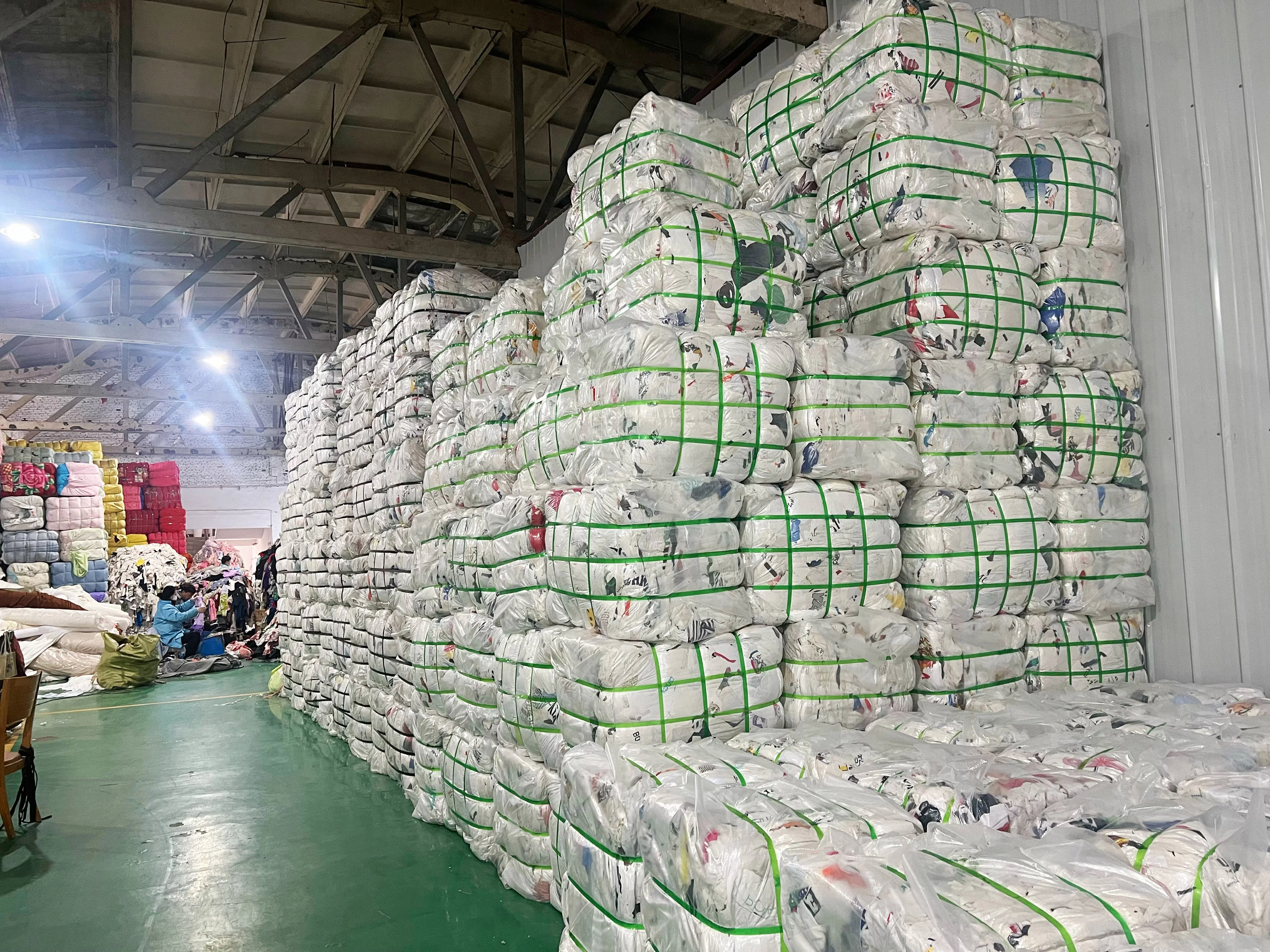 Wholesale Wiping Rag White Rags 100% Cotton Rags Bed Sheet Uncut for Industrial Cleaning