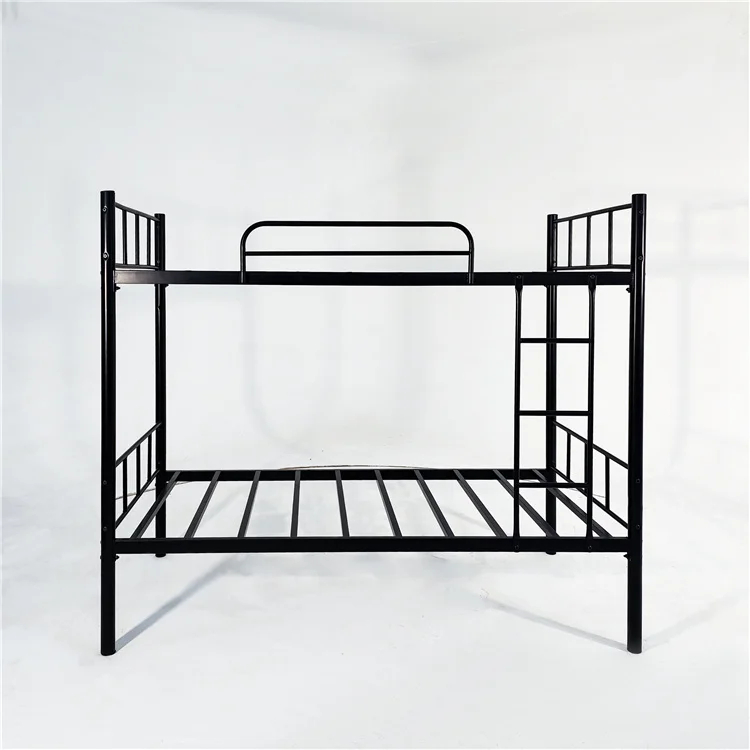 Wholesale Customized metal bunk bed frame double bed for adults worker twin metal frame used bunk beds for sale