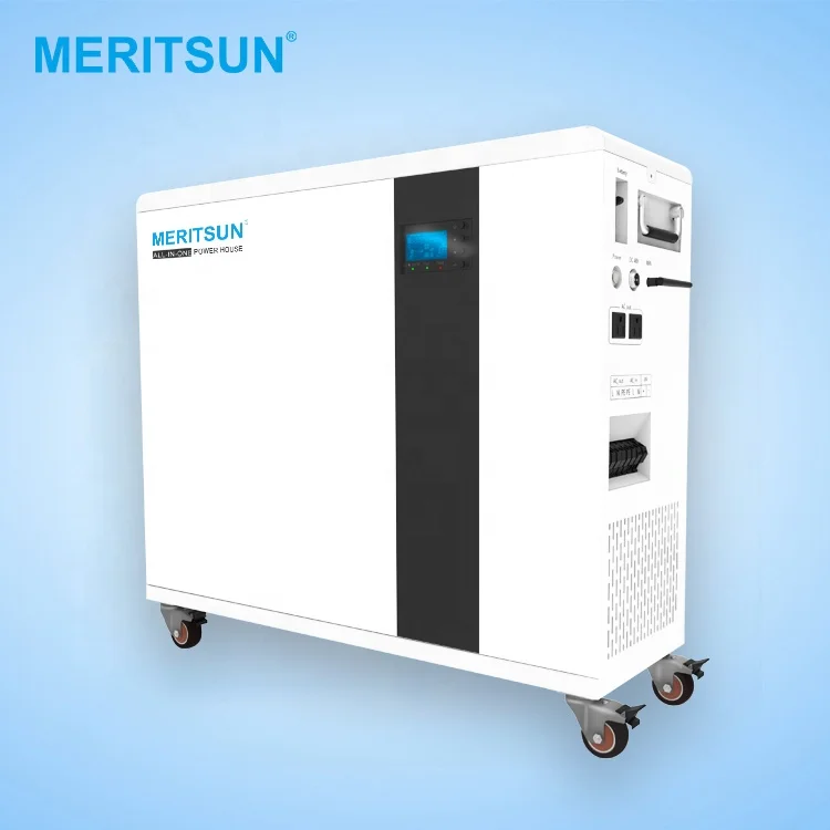 Meritsun 220V Off Grid All-in-one Solar Energy Station Battery Storage 5kw Free Energy Generator for House Portable for Japan
