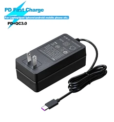 For Hp Dell Lenovn 45w 65w 90w 120w Battery Laptop Charger Ac Dc Usb Type-c Universal Laptop Power Adapters