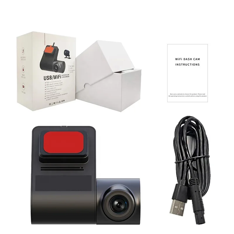 New HD 720P Car DVR Camera Video Recorder 360 Degree Car Camera For Car USB WIFI ADAS Dash Cam Wholesale