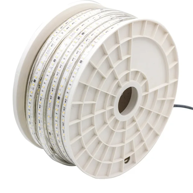 RGB led  strip with remote 220V-240V Waterproof 5050 SMD rope light with free AC power cable