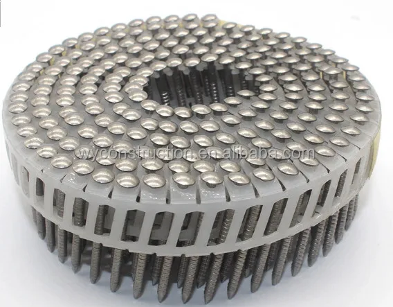 Pneumatic Gun Nails Professional Manufacturer Stainless Plastic Sheet Collated Nails