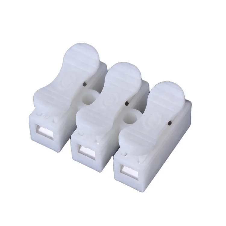 CH3 Best Quality Three Way Pressing Terminal Block 3 Pin Quick Wire Connector