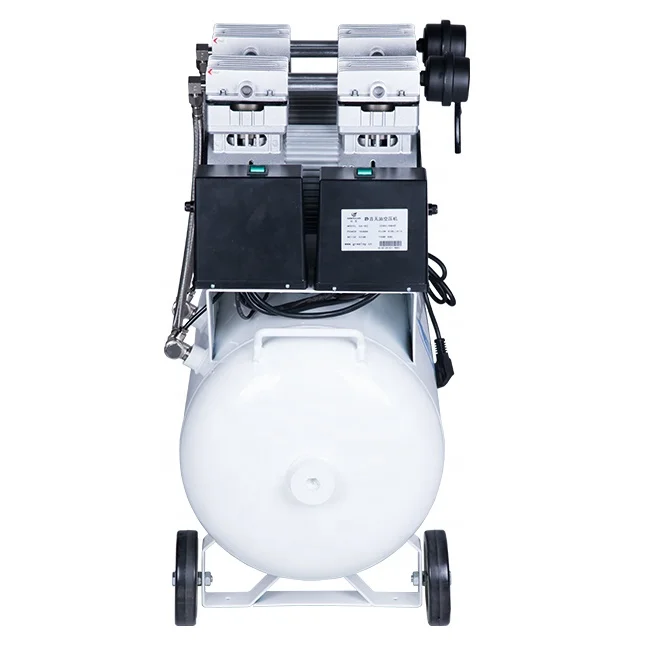 2Hp Oilless Medical Grade 60L Air Compressor for Dental Chairs Use