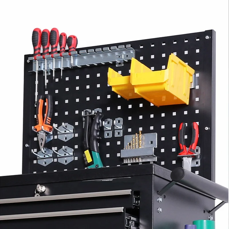 Многофункциональный тяжелый мобильный шкаф ручная тележка с пятью ящиками для инструментов магазин по ремонту автомобилей маленькая стальной ящик