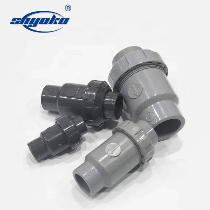 
Wholesale PN16 plastic spring non return valve pvc 