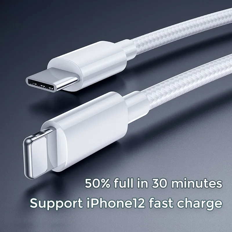 
JOYROOM NewS-1024M5 1M nylon 2.4A PD Charging Data Cable 