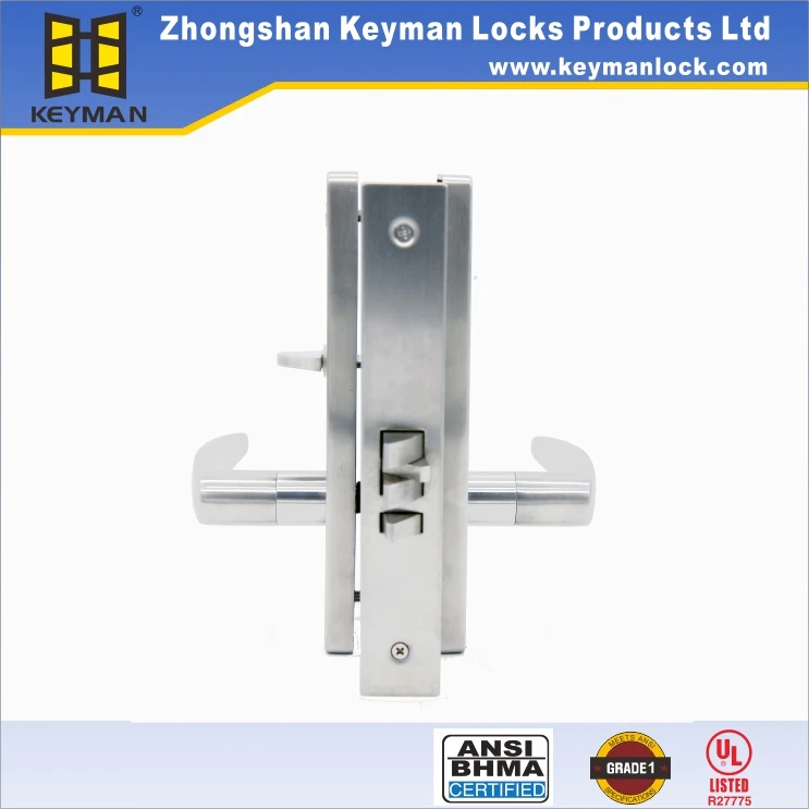 KEYMAN American Top Security Mortise Cylinder Office Entry Door Lock ANSI Grade 1