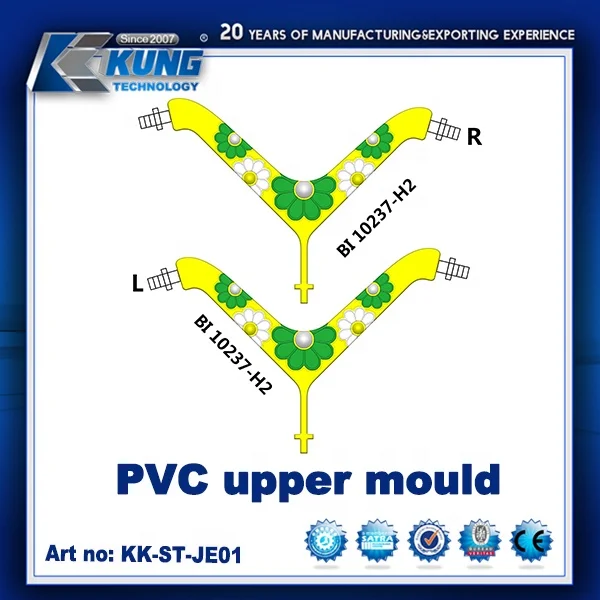 Pvc Slipper Shoes Strap Mould Sandals Upper Molding Injection Mould