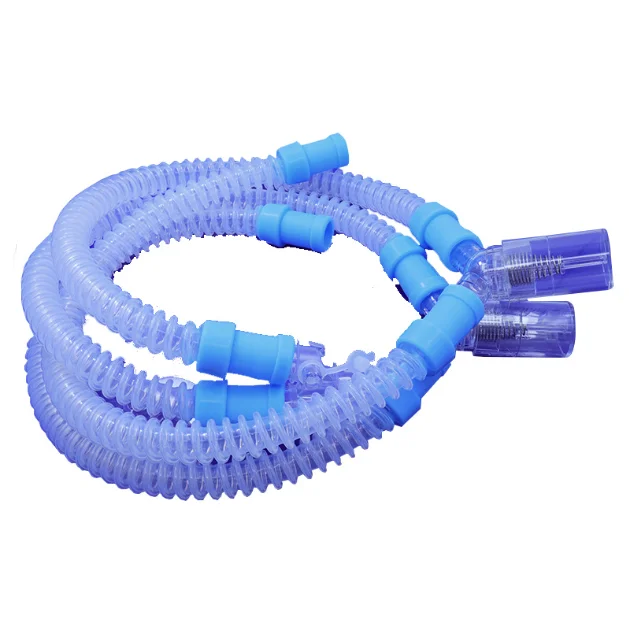 Customized High Temperature Disinfection Transparent Silicone Bellows Respirator Loop Tube Medical Grade Connected Silicone Tube