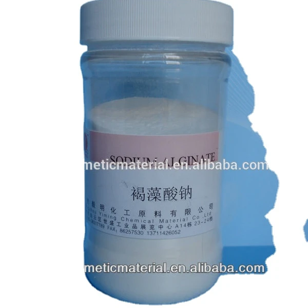 Pure sodium alginate in stabilizers